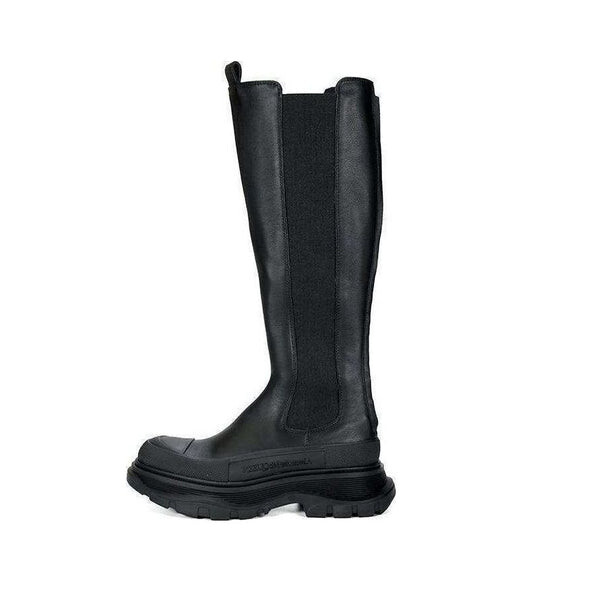 Кроссовки tread leather over-the-knee boots 'black' Alexander Mcqueen, черный