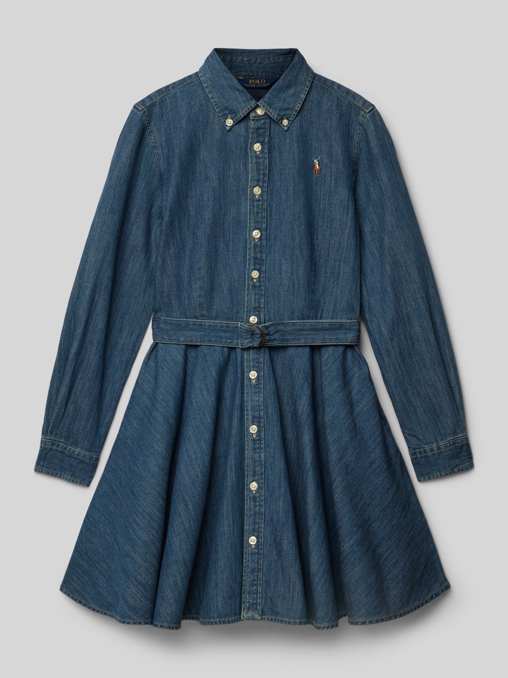 

Джинсовое платье с вышитым логотипом Polo Ralph Lauren Teens