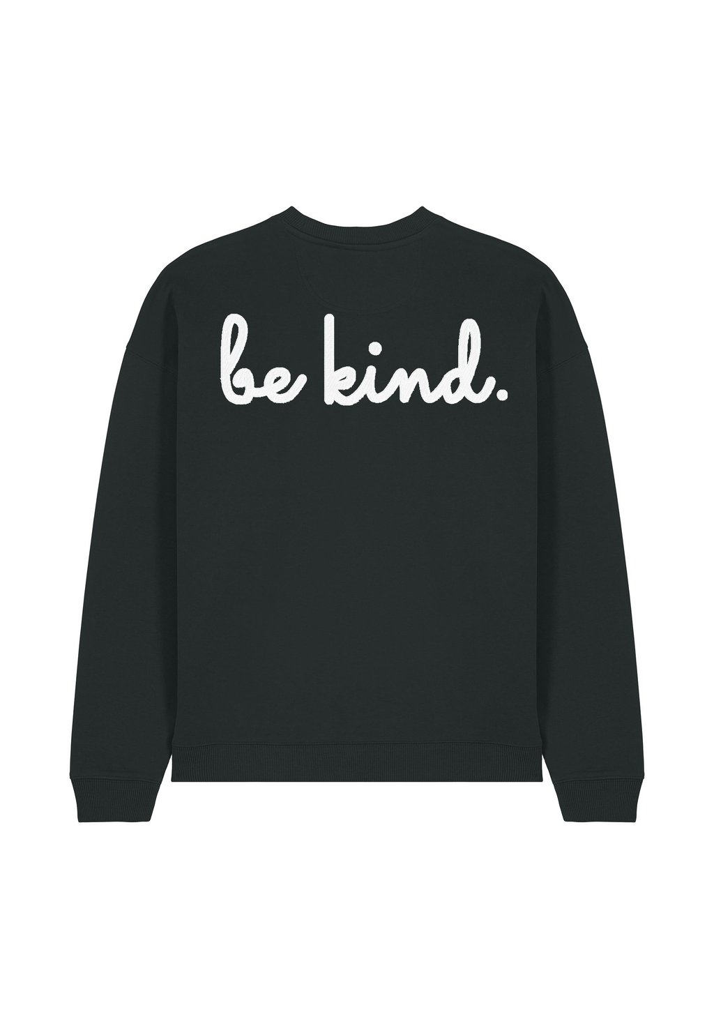 

Толстовка BE KIND BACK EMBROIDERY UNISEX OVERSIZE Mira Paris, черный