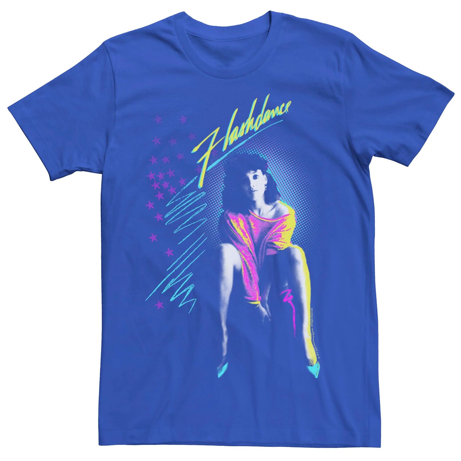 

Мужская футболка Flashdance Alex Movie с логотипом Licensed Character