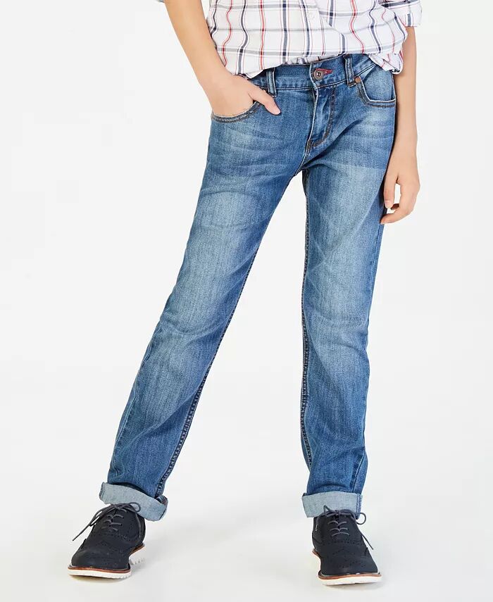 

Джинсы прямого кроя Stone Blue для больших мальчиков Tommy Hilfiger