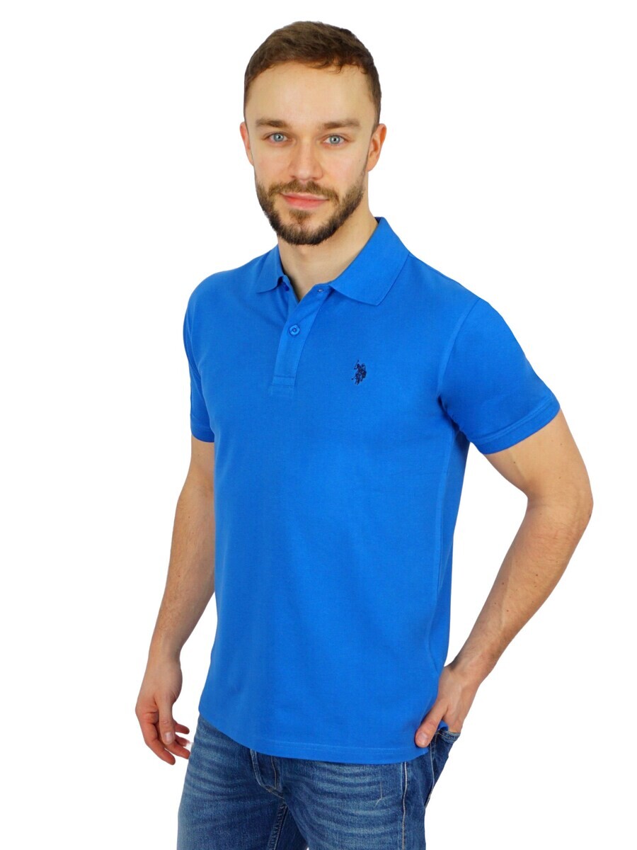 Рубашка поло U.S. POLO ASSN. Shirt, цвет navy/royal blue — фото 2