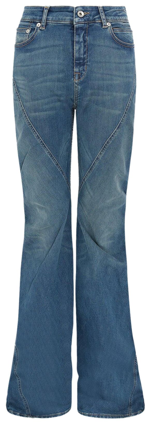 

Джинсы Rick Owens DRKSHDW Denim Bias Bootcut Jeans 'Washed Indigo', синий