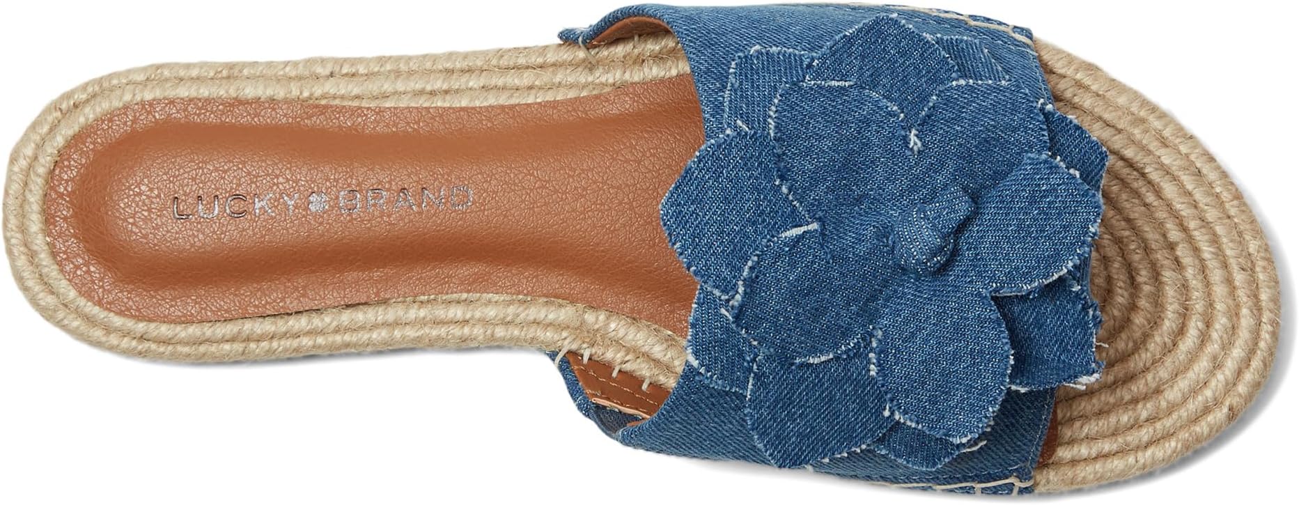 Сандалии Lucky Brand Biricha Floral Flat Sandals, цвет Medium — фото 2