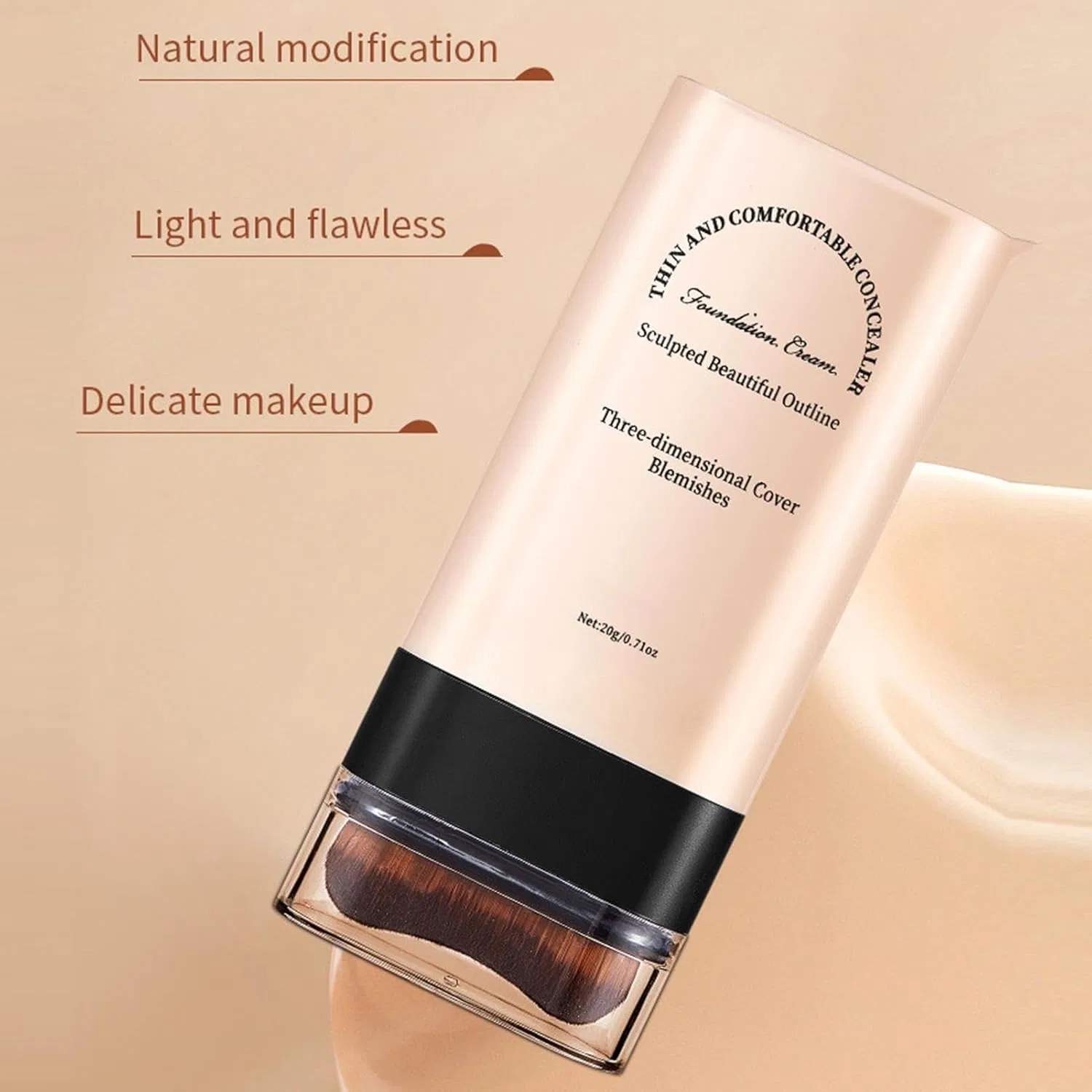 Матовый контурный карандаш-основа с кистью Genérico, 01# — фото 2
