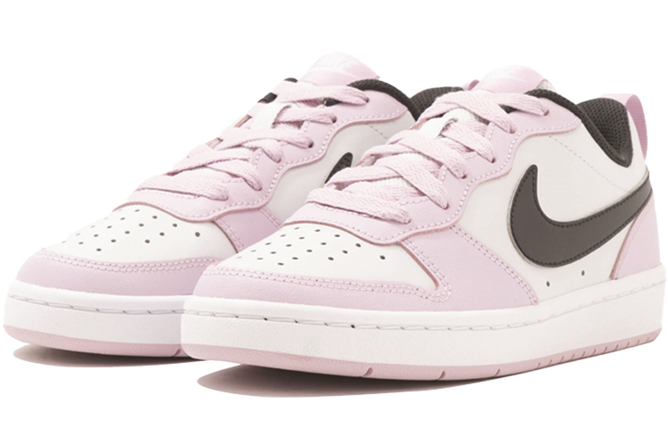 Кроссовки Court Borough Low 2 Photon Dust Off Noir GS Nike, фиолетовый — фото 3