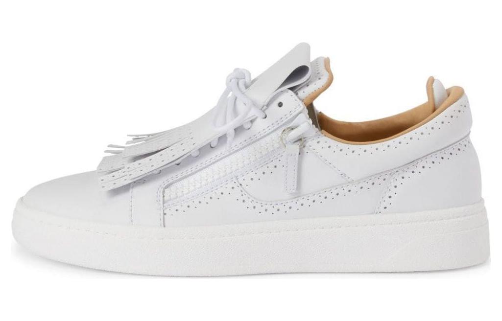 

Низкие кожаные кроссовки GZ94 Kiltie Giuseppe Zanotti, белый
