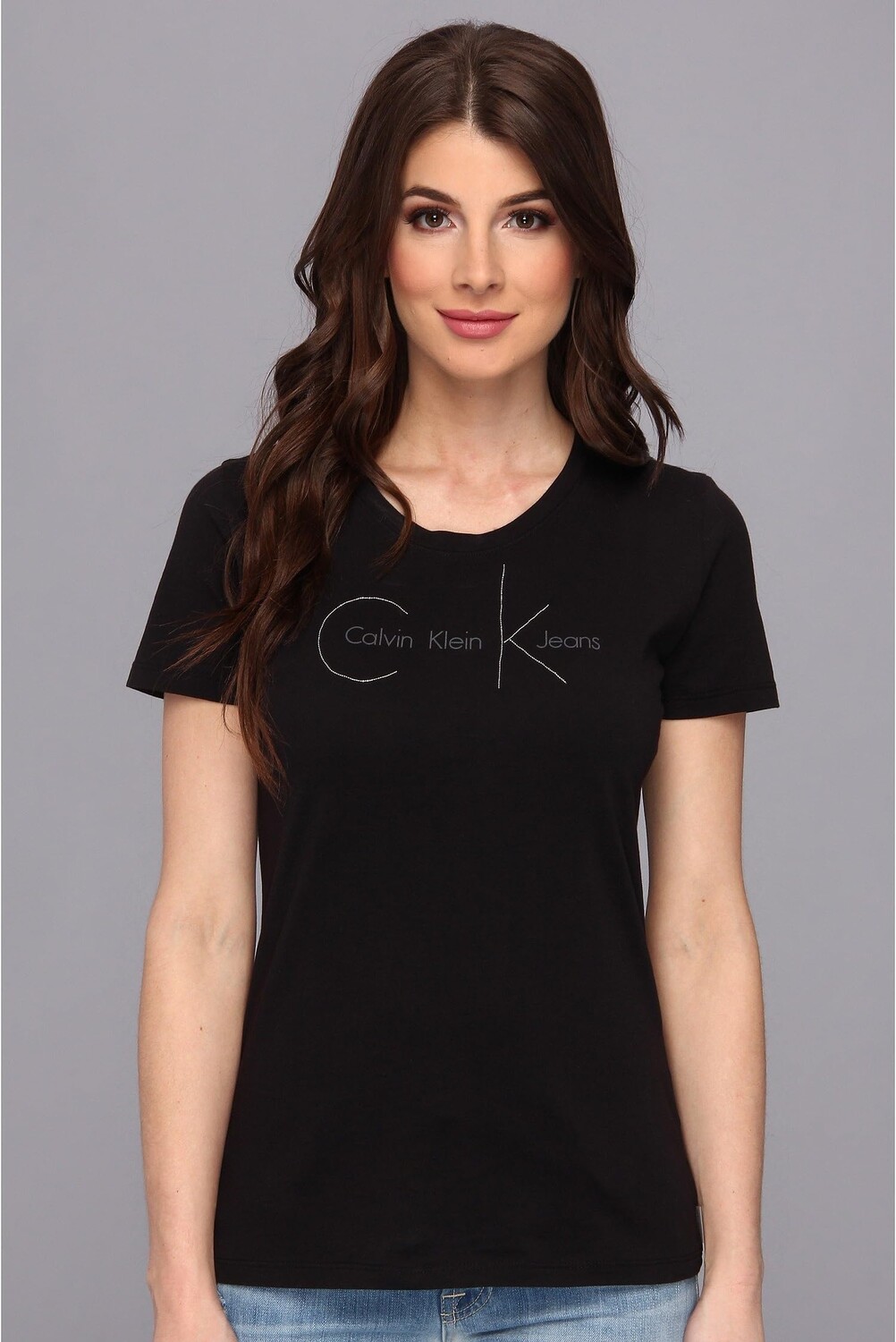 

Футболка Calvin Klein Jeans S/S CK Logo Tee, черный