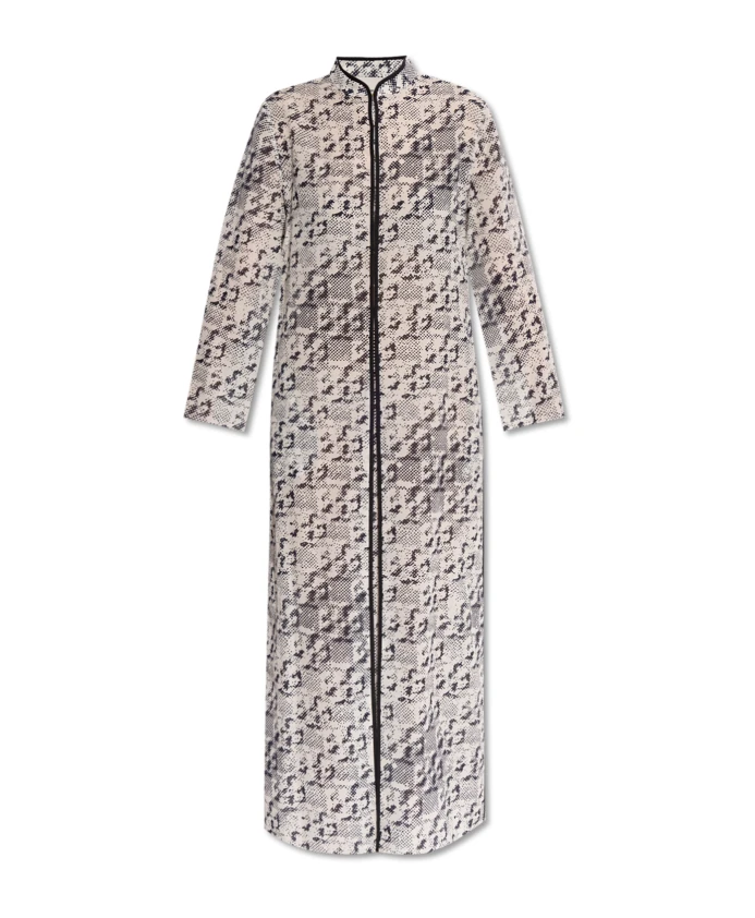 

Платье с боковыми разрезами Tory Burch, бежевый