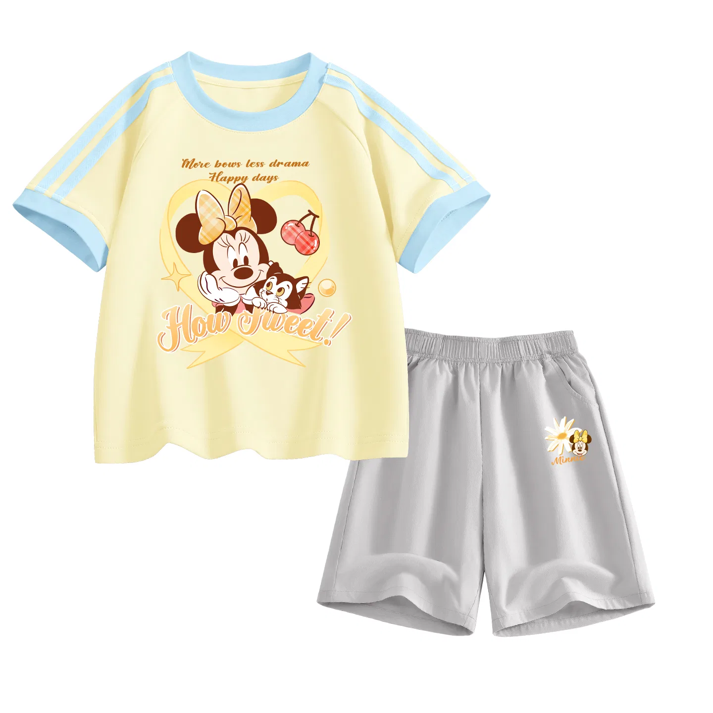 Спортивный костюм для детей Disney Casual Sportswear, серо-желтый