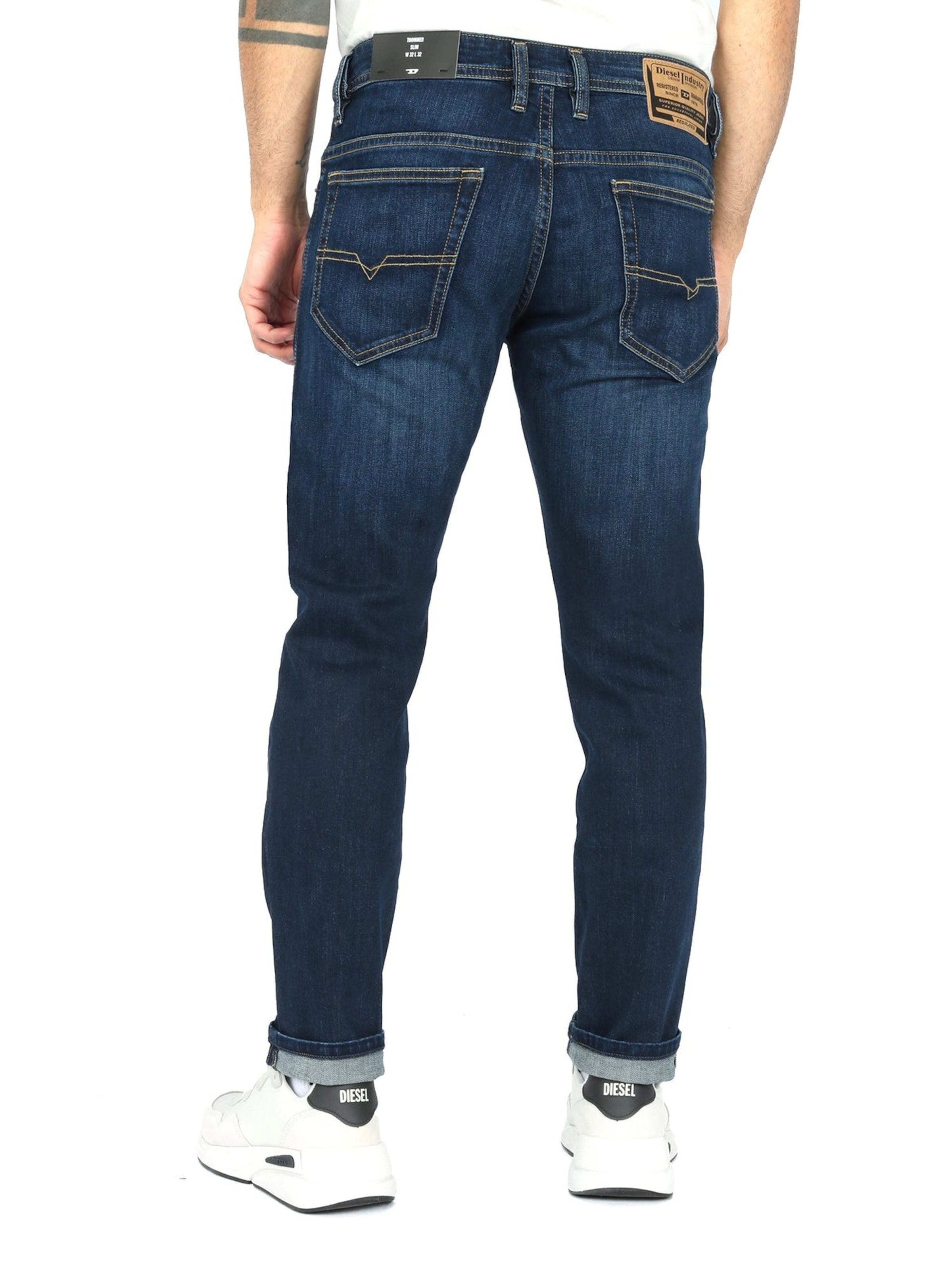 DIESEL Джинсы Slim fit 'THOMMER-R RB065' в темно-синем цвете — фото 3