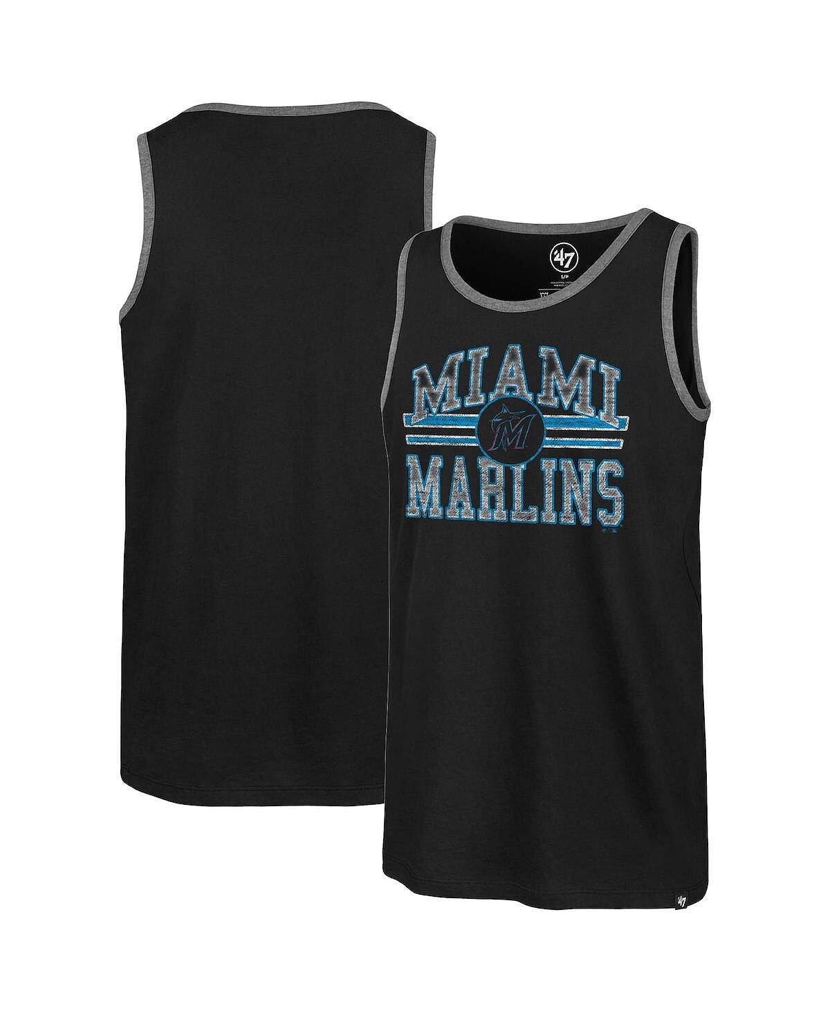 

Мужская черная майка Miami Marlins Winger Franklin '47 Brand