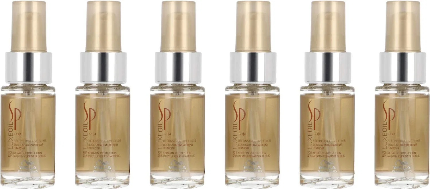 Реструктурирующее масло для волос «SP Luxe Oil» от Wella, 6 x 30 мл Wella