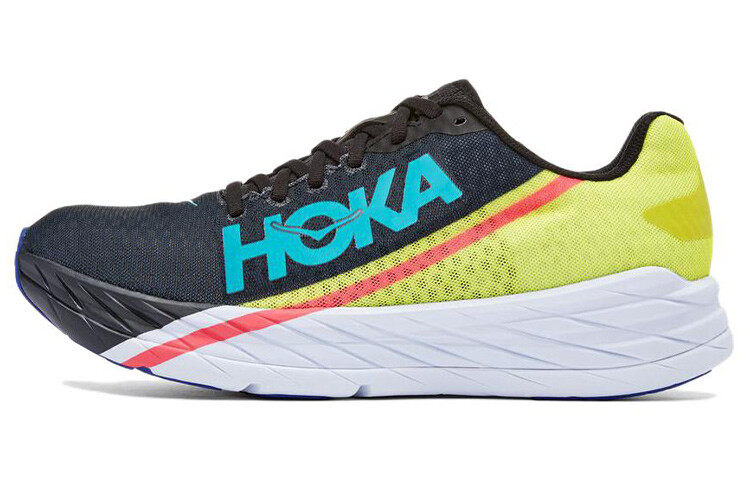 

Кроссовки Rocket X Running унисекс с низким верхом черного/зеленого/белого цвета Hoka One One, Черный, Кроссовки Rocket X Running унисекс с низким верхом черного/зеленого/белого цвета Hoka One One
