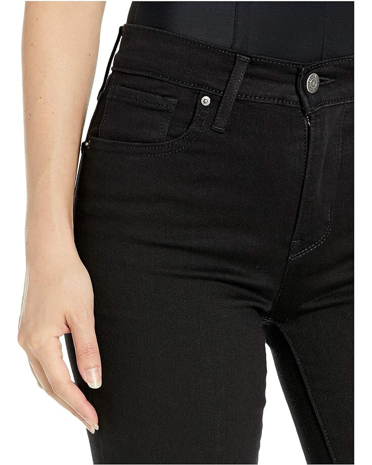 Джинсы Levi's Womens 724 High-Rise Straight, цвет Soft Black — фото 4