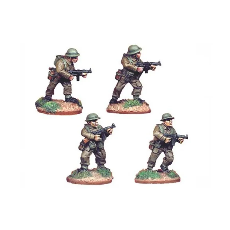 

Британская пехота с пистолетами-пулеметами Thomson, Historical Miniatures - WWII - British (28mm) (Crusader Miniatures)
