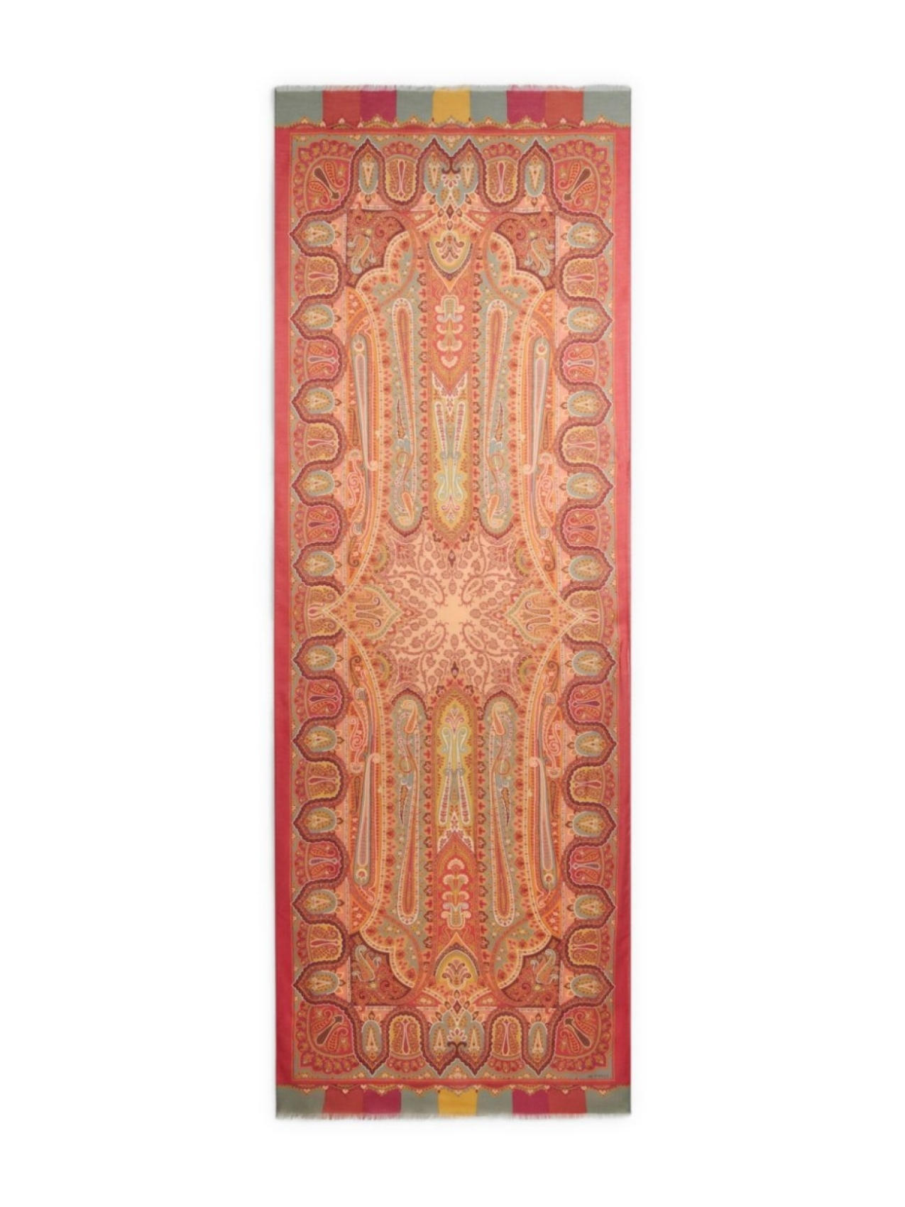 

Шарф с принтом пейсли ETRO, красный