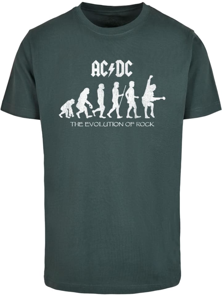

Футболка ACDC Evolution Of Rock T-Shirt зеленого цвета Merchcode