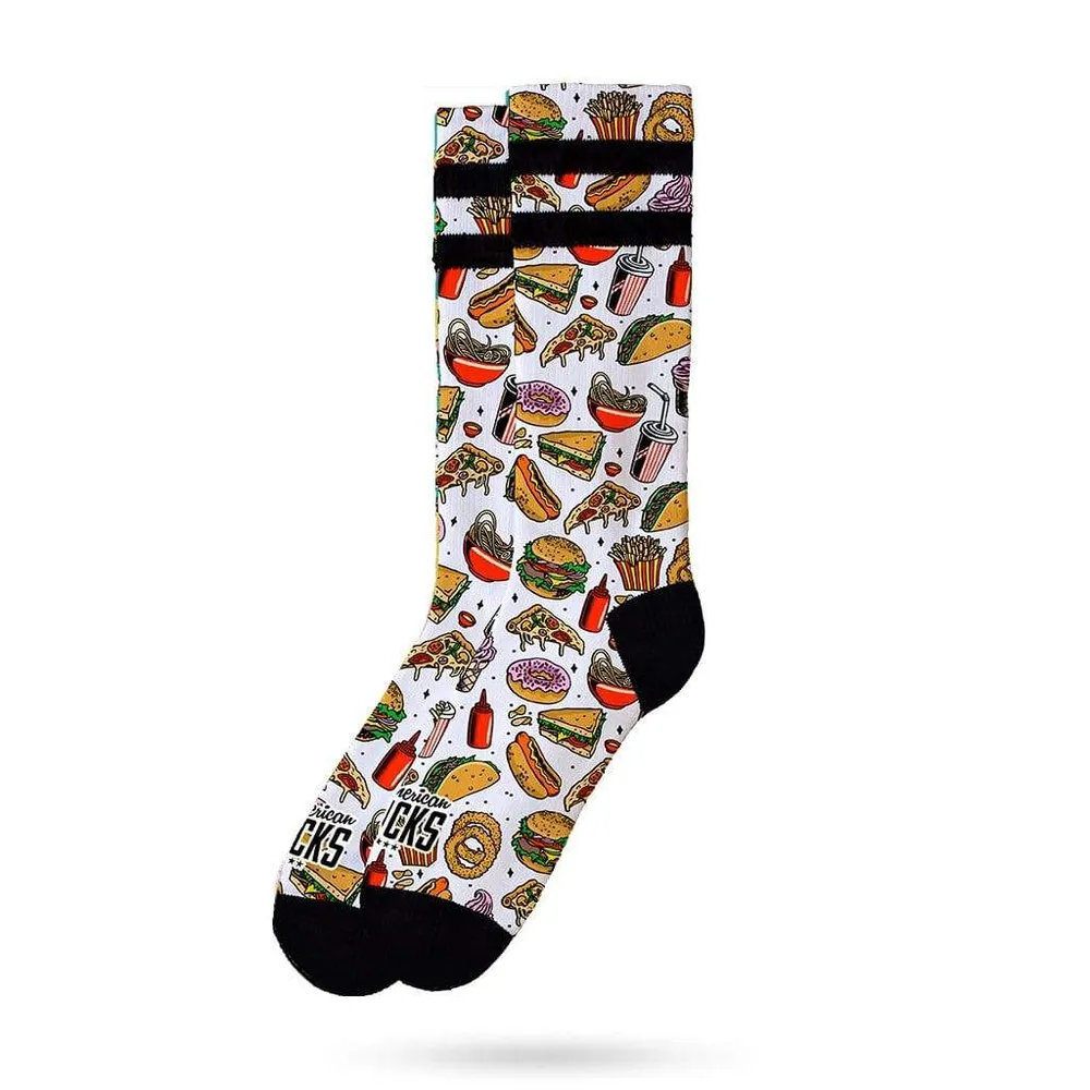 

Носки American Junk Foodcoolmax Half long, белый