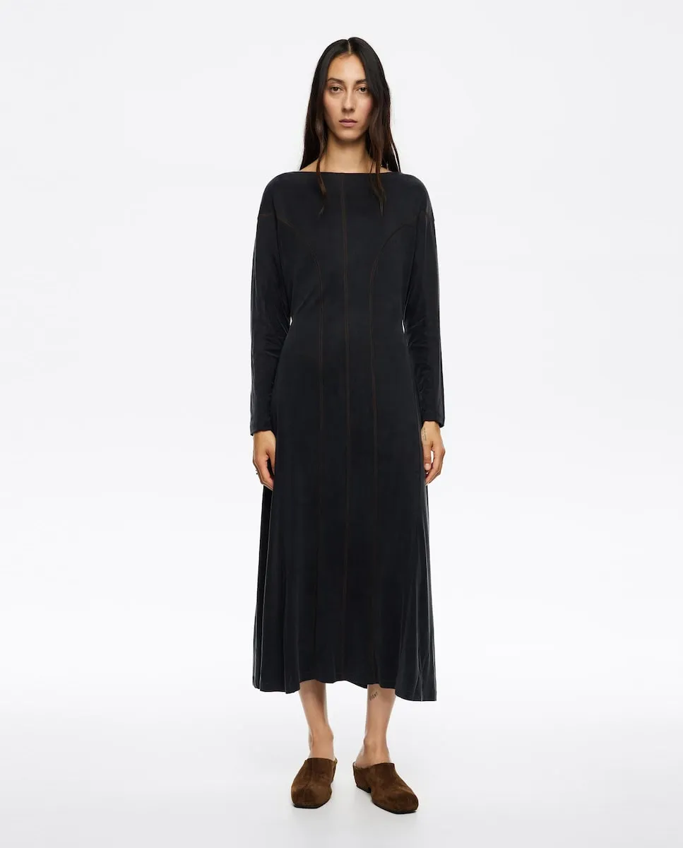 

Платье из купро, кроя А Bimba y Lola, черный