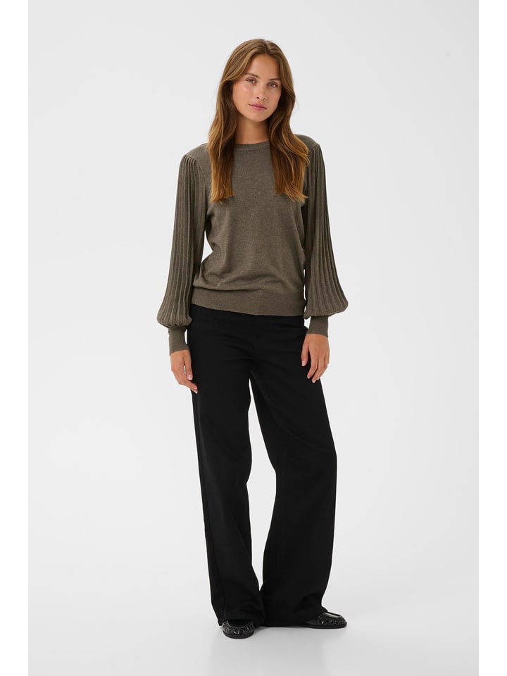 

Kaffe Свитер коричневого цвета