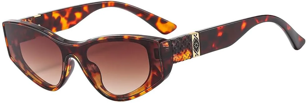 

Солнцезащитные очки «кошачий глаз» 2026 года для женщин, винтажные женские солнцезащитные очки класса люкс с защитой от УФ-излучения UV400 MTZJH, One Color