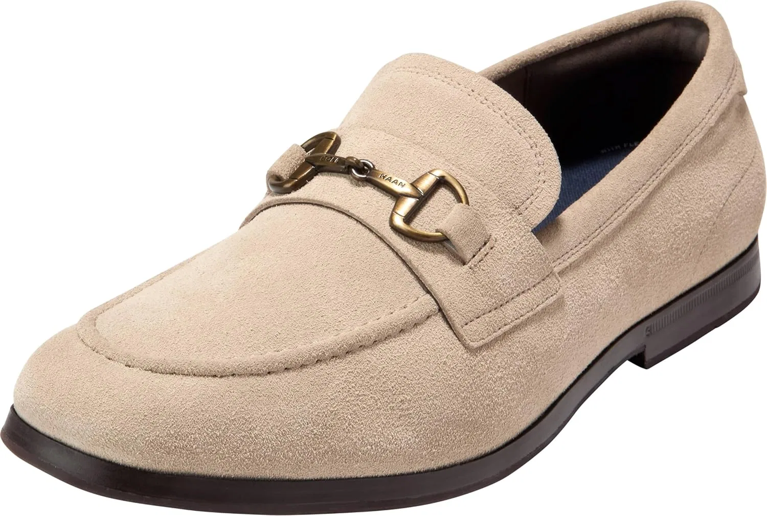 Лоферы Cole Haan, темно-лайтовая замша/темный натуральный