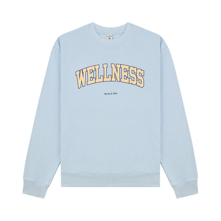 

Толстовка Sporty & Rich Wellness Ivy Crewneck, цвет China Blue/Almond/Navy