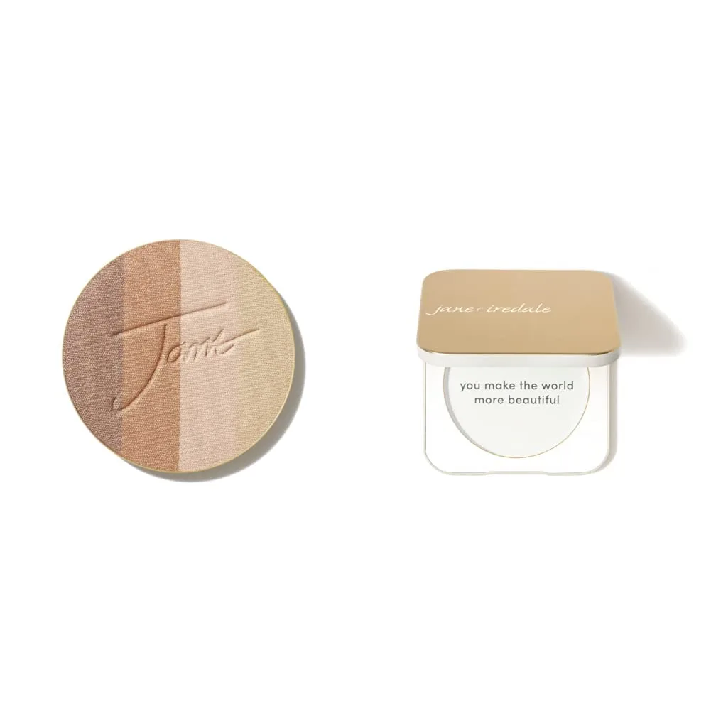 Бронзерная пудра Jane Iredale PureBronze Shimmer Bronzer с возможностью наслаивания. Легкая и дышащая текстура. Не тестируется на животных. 4 оттенка, легко растушевываются., Moonglow