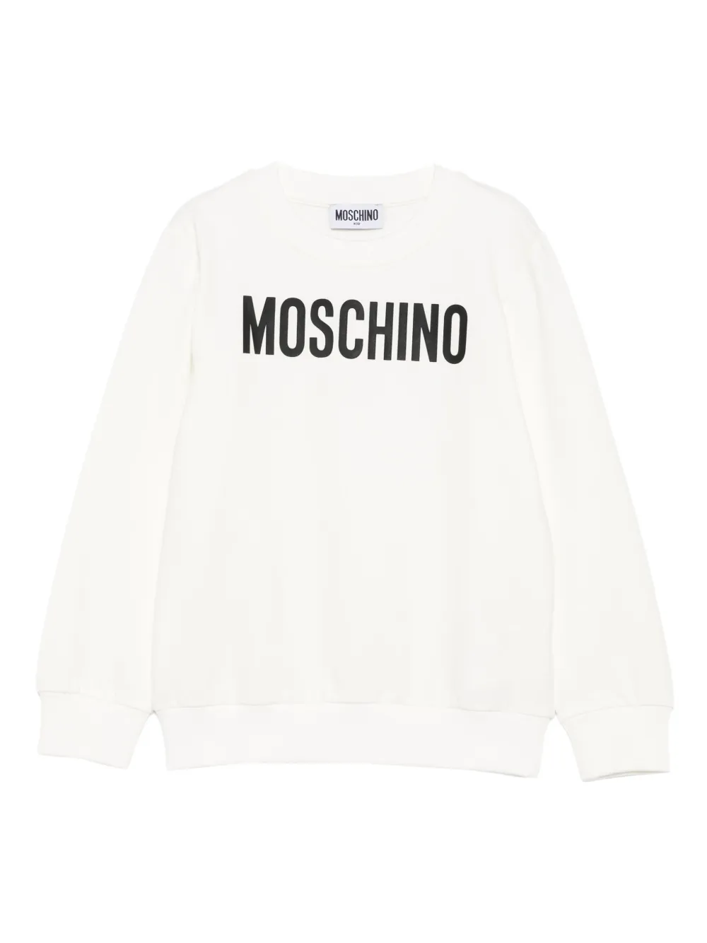 

Толстовка с логотипом Moschino Kids, белый