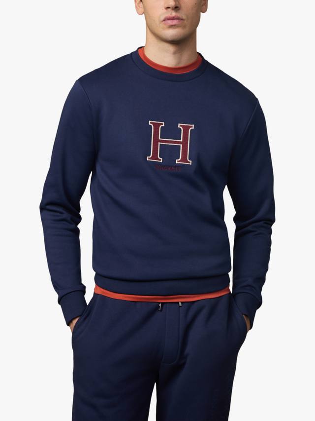 

Футболка с круглым вырезом из хлопковой смеси Hackett London