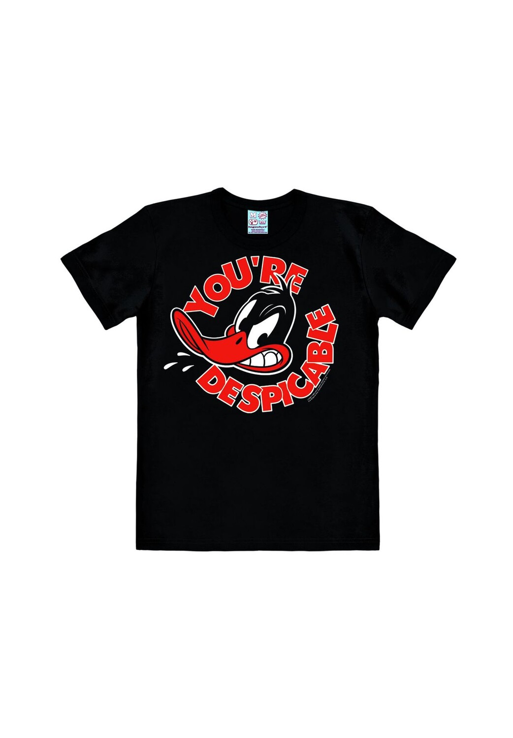 

Футболка Easyfit Looney Tunes — Даффи Дак — Гадкий LOGOSHIRT, черный