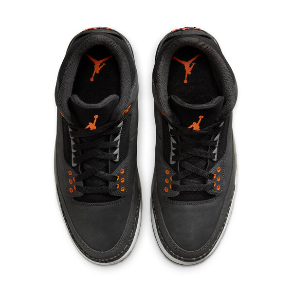 Кроссовки Air Jordan 3 Retro 'Fear Pack 2023', цвет night stadium/total orange-black — фото 3