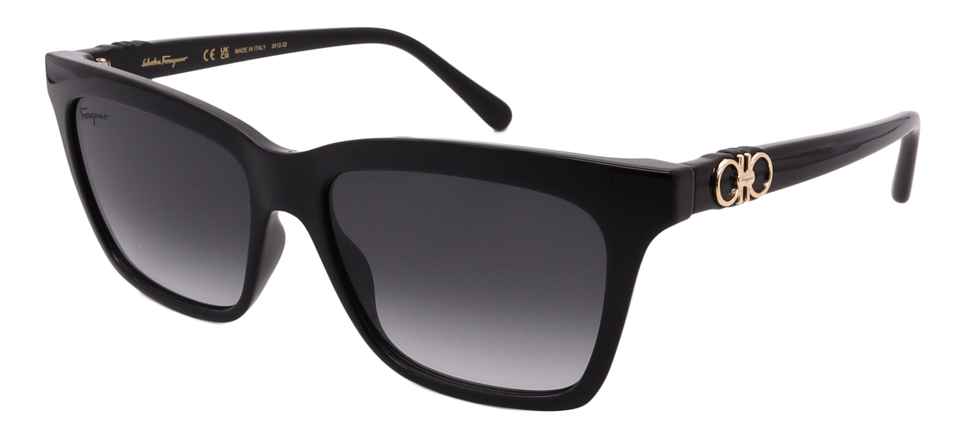 

Женские солнцезащитные очки Salvatore Ferragamo, черный