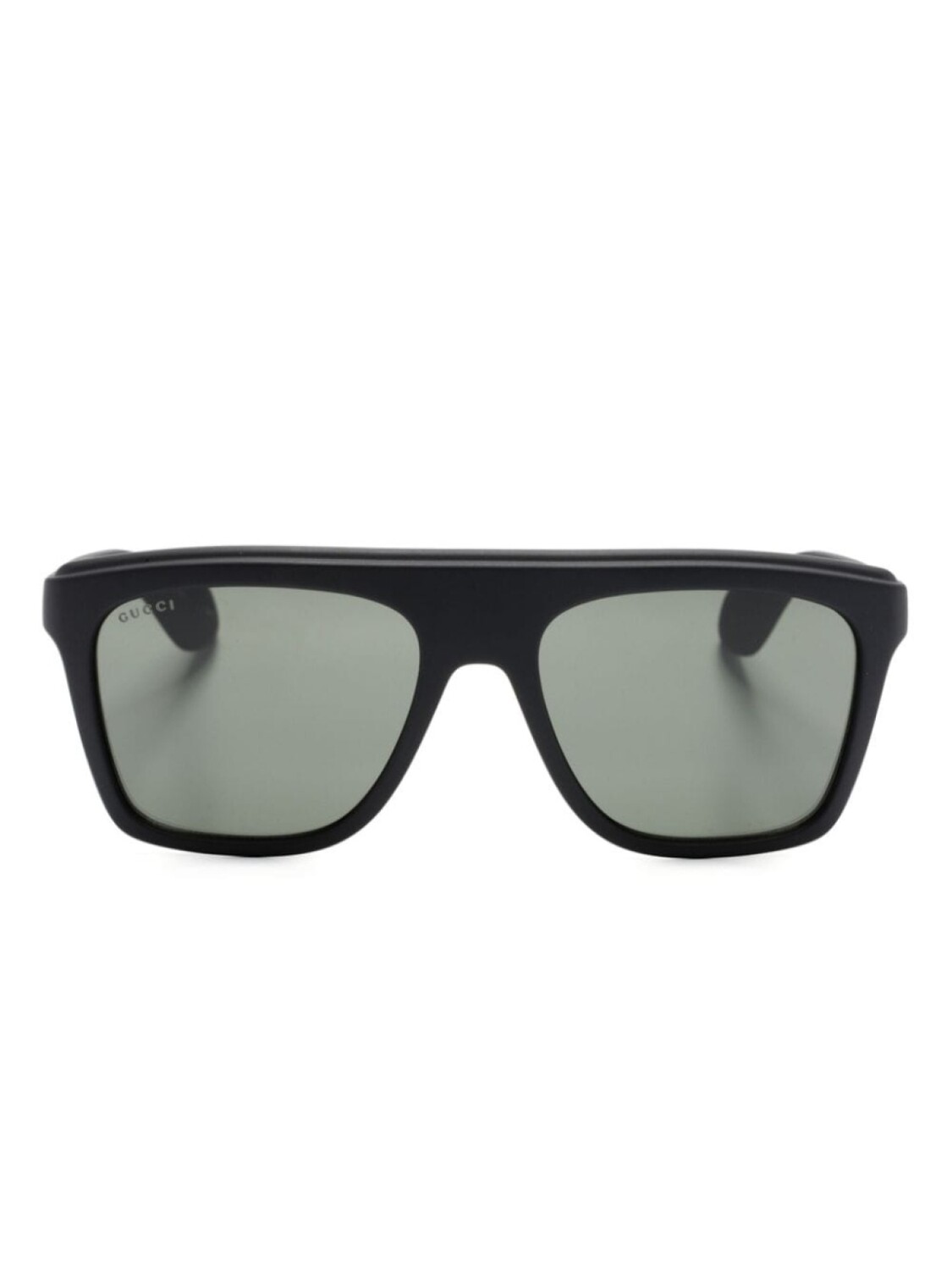 

Gucci Eyewear солнцезащитные очки трапециевидной формы, черный