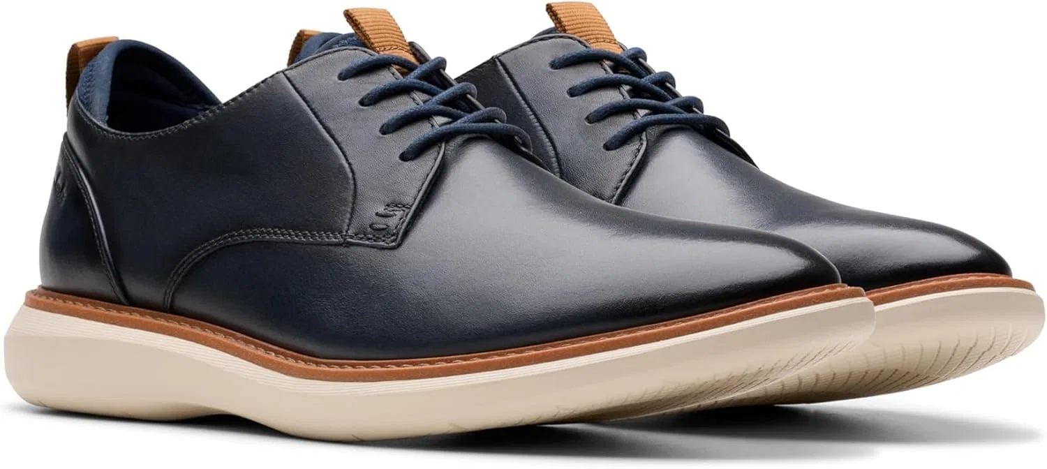 Туфли Clarks Men's Brantin Plain, 2-Navy Leather