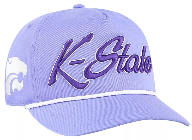 

Мужская регулируемая кепка Kansas State Wildcats лавандового цвета '47 с навесом и навесом