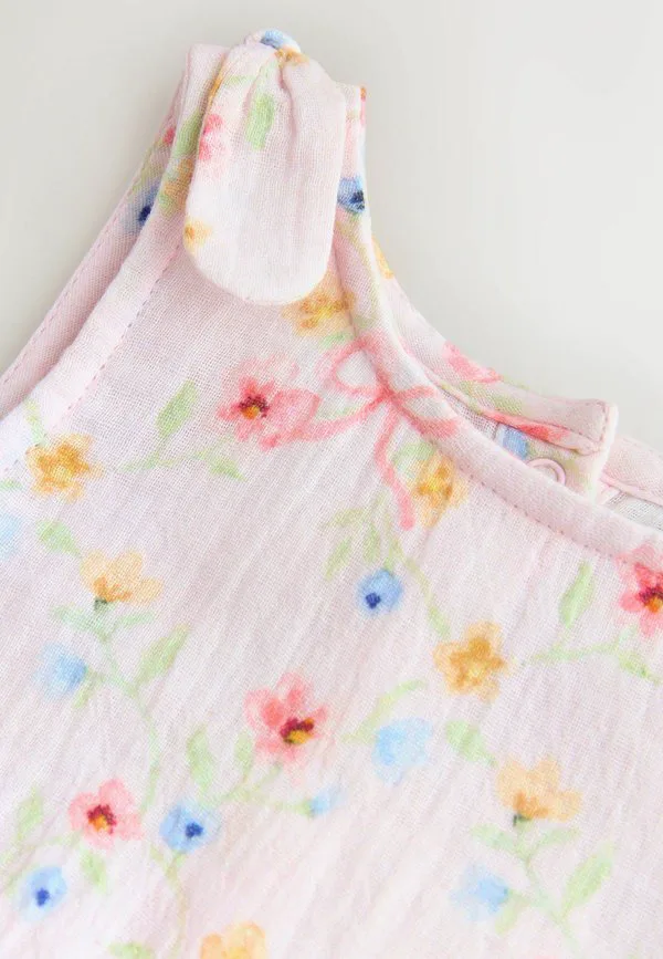 Детский комбинезон с длинными штанинами стандартного кроя Next, Pink Floral — фото 2