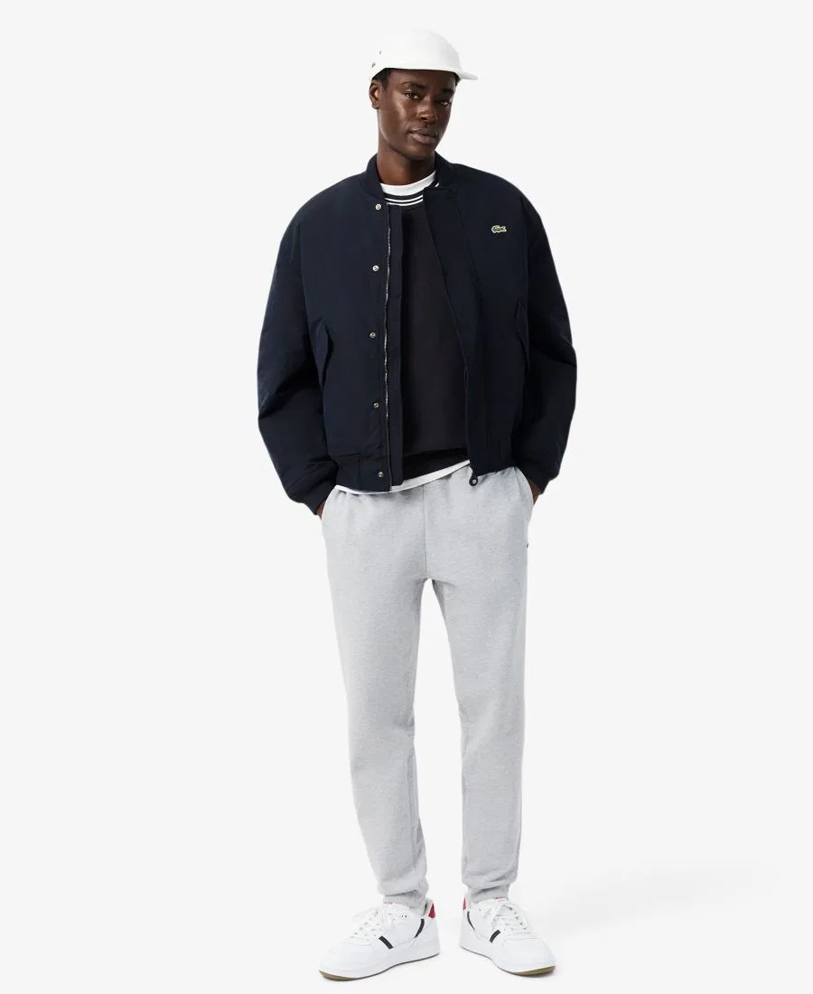 Мужской классический свитер с круглым вырезом Lacoste, Black — фото 2