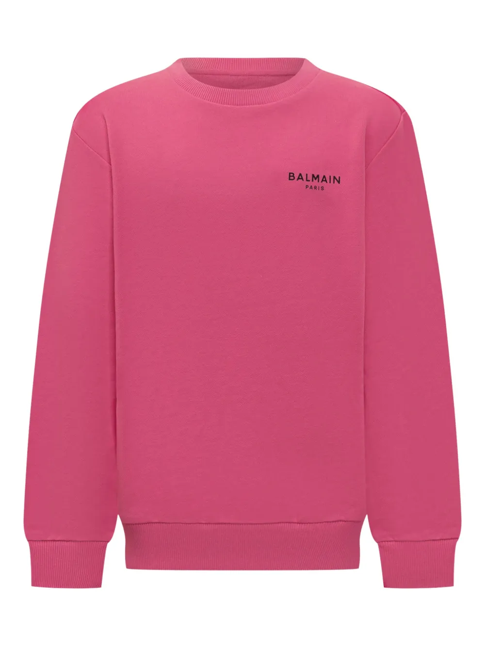 

Толстовка с вышитым логотипом Balmain Kids, розовый