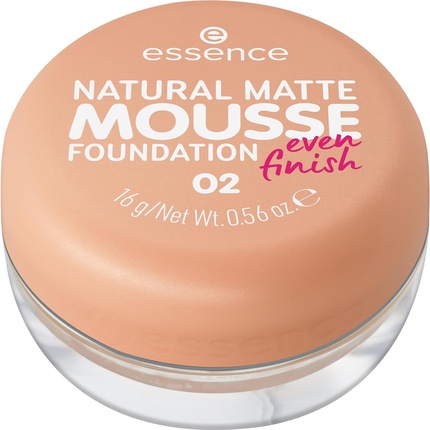 

Essence Natural Matte Mousse Foundation 15g 02 Теплый бежевый