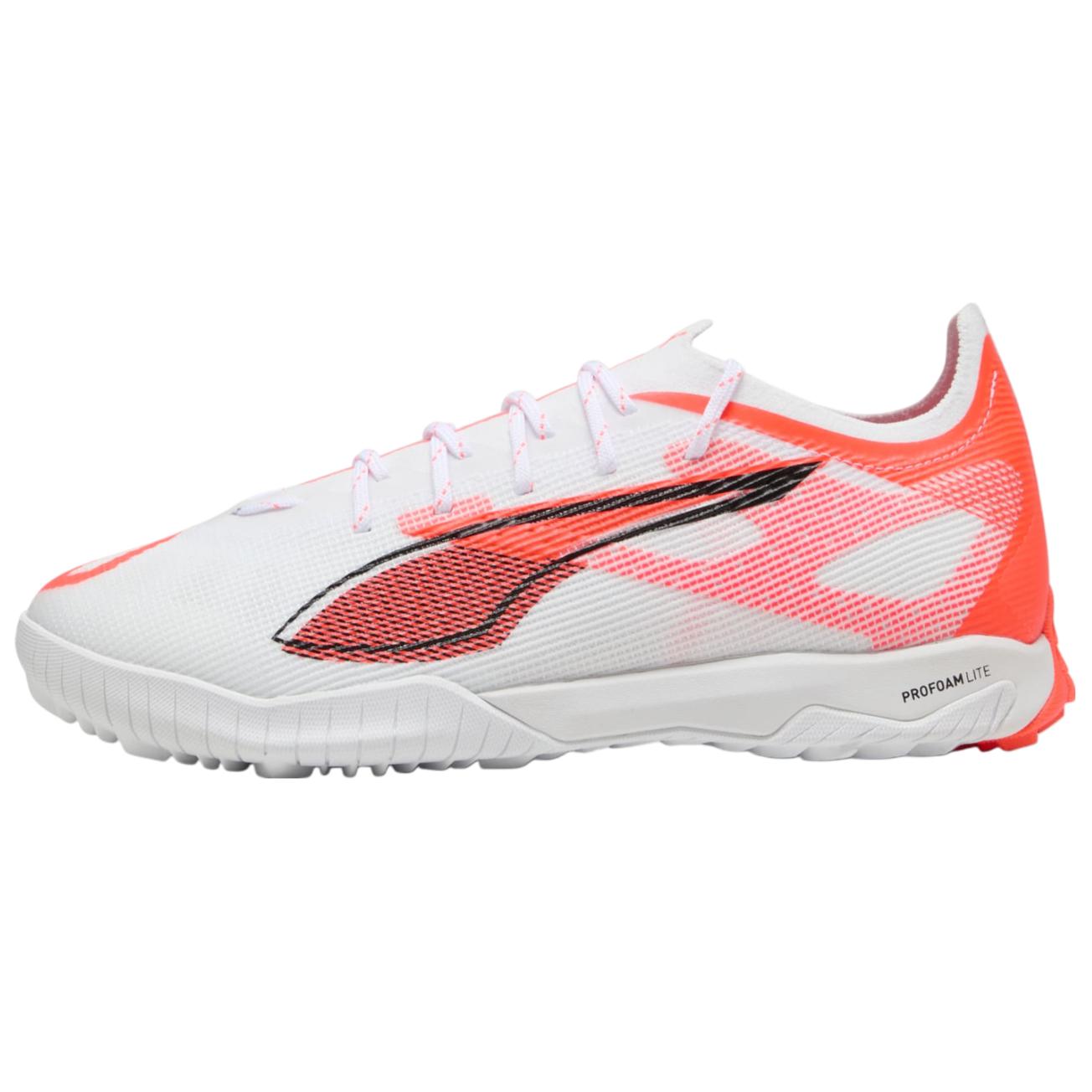 PUMA Футбольные бутсы Ultra 5 Pro унисекс белые оранжевые