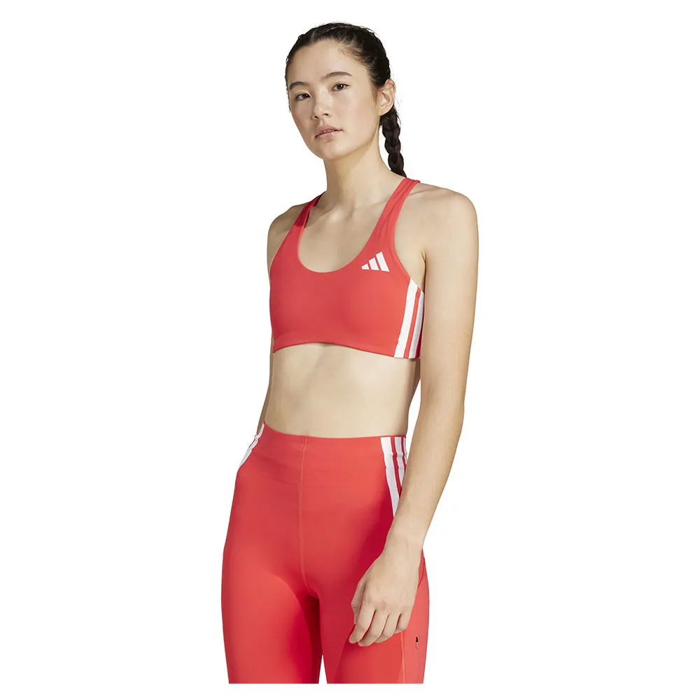 

Спортивный бюстгальтер adidas Adizero Run Medium Impact Sports Bra, красный
