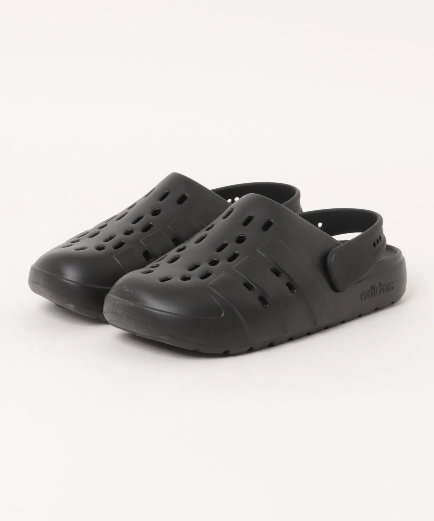 Унисекс сандалии с ремешком Adidas Adilette Clog 2.0 чёрные