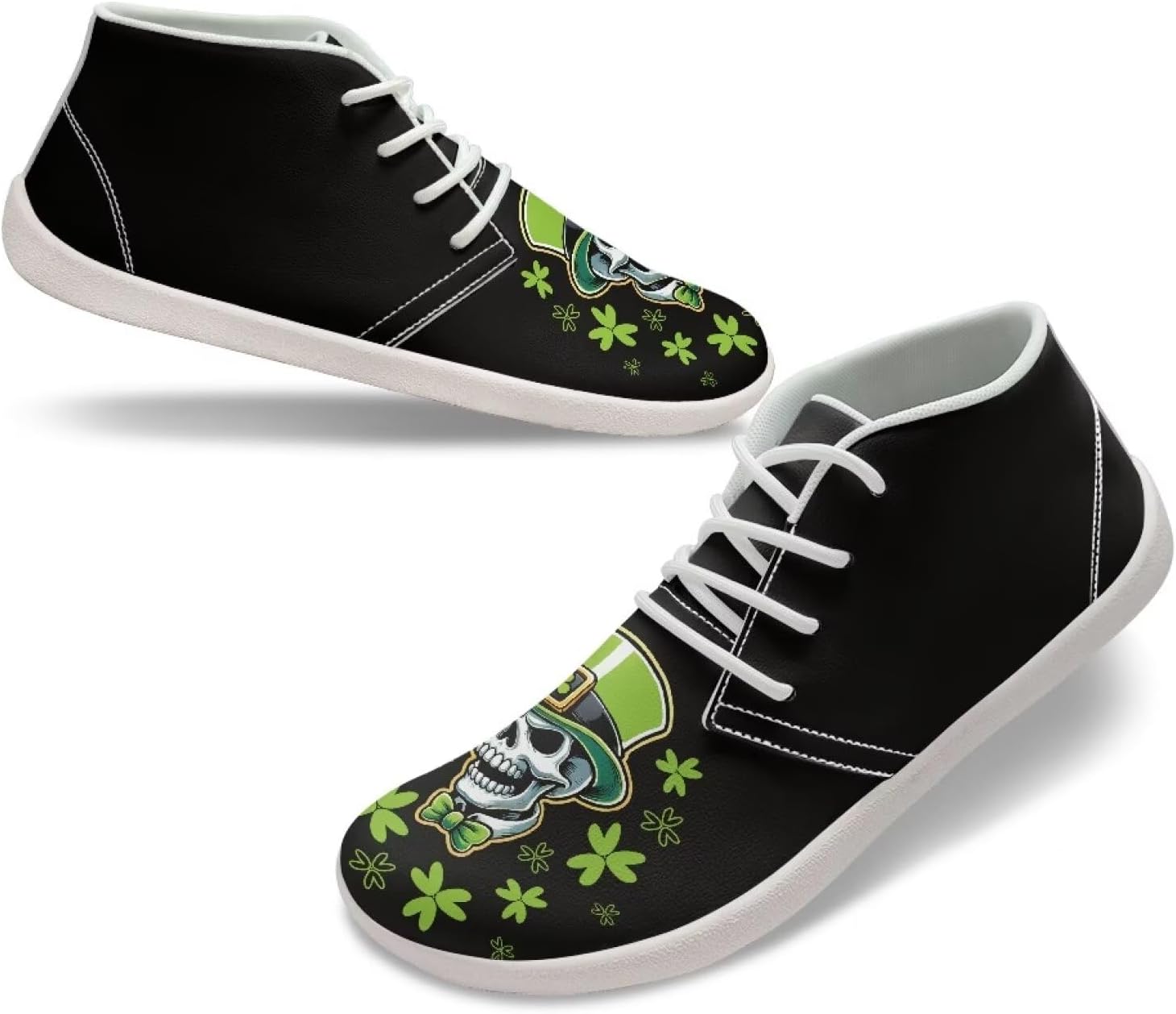 

Кроссовки для мужчин с широкой носочной частью, повседневные прогулочные туфли, нулевая подошва, кроссовки для бега по пересеченной местности, нескользящие низкие спортивные кроссовки, размеры США 5-14 Qoiuvncy, Skeleton Gentleman