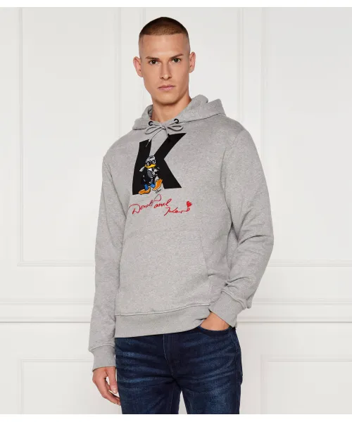 

Толстовка Regular fit Karl Lagerfeld, серый