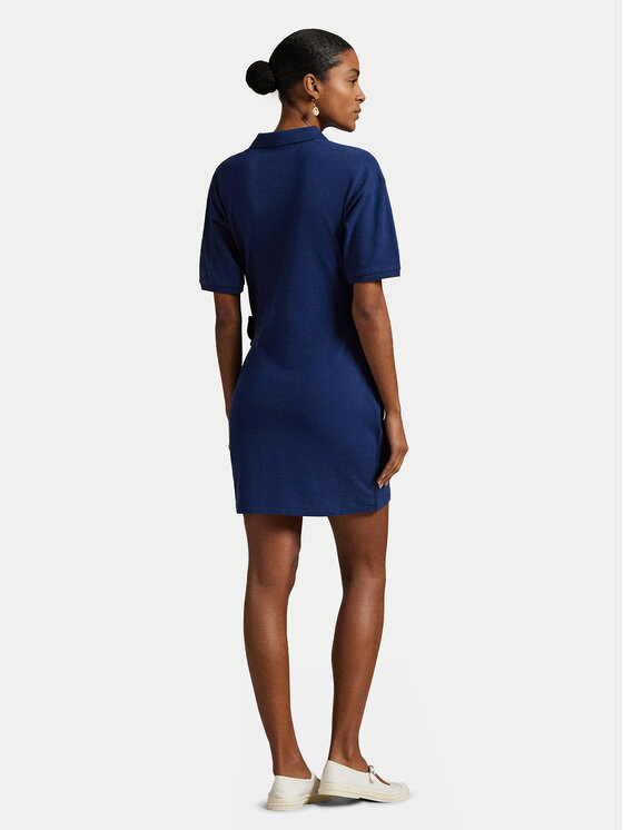 Платье на каждый день прямого покроя 211A88516001 Polo Ralph Lauren, синий — фото 3
