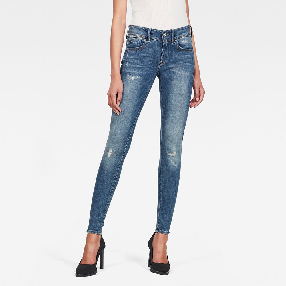 

Джинсы G-Star Lynn Mid Waist Super Skinny, синий