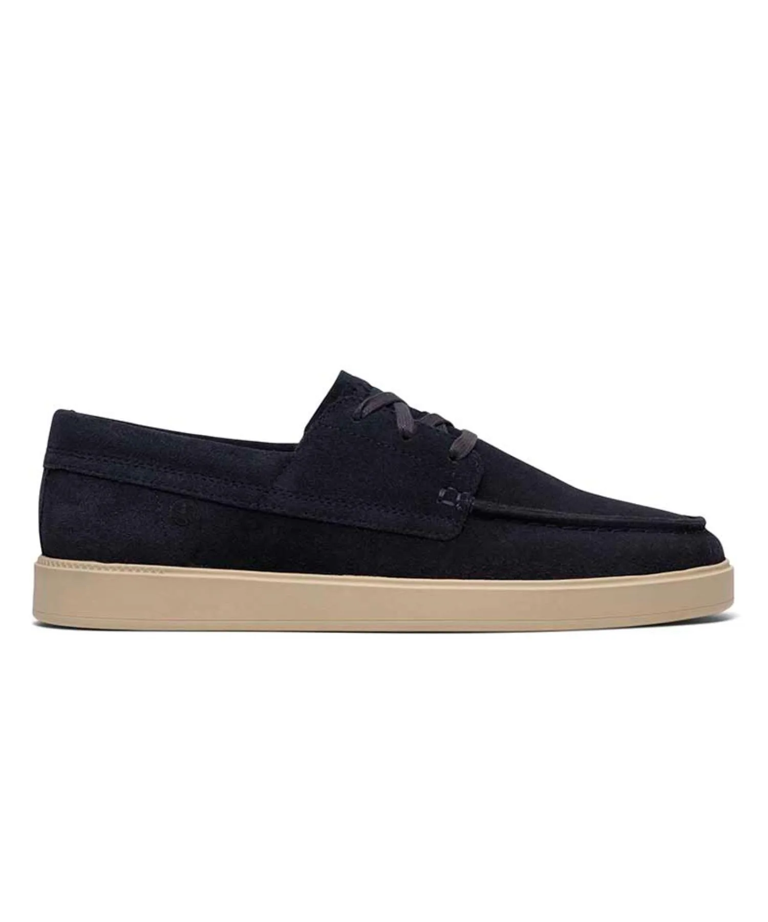 Мужские лодочные туфли из натуральной кожи Lockford Boat Clarks темно-синие