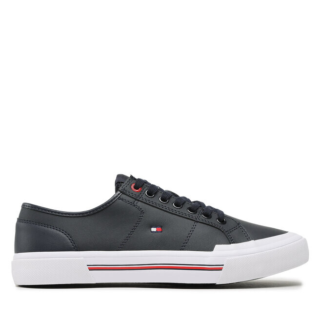 

Кроссовки Tommy Hilfiger Core Corporate Vulc Leather FM0FM04561 Desert Sky DW5, темно-синий